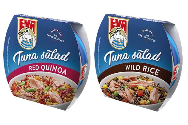 La EVA in salate, cu ton in bucate