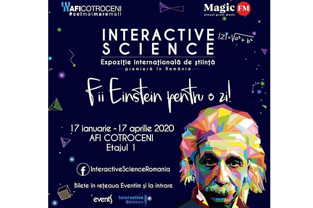 Expozitia internationala de stiinta Interactive Science ajunge intre 17 ianuarie - 17 aprilie, la Bucuresti