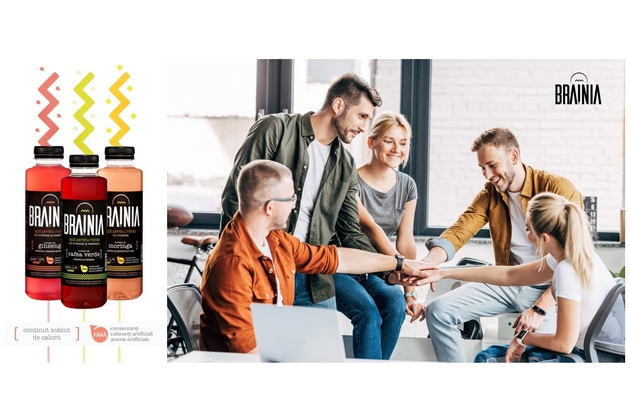 BRAINIA - noua apa cu vitamine si minerale pentru o minte activa