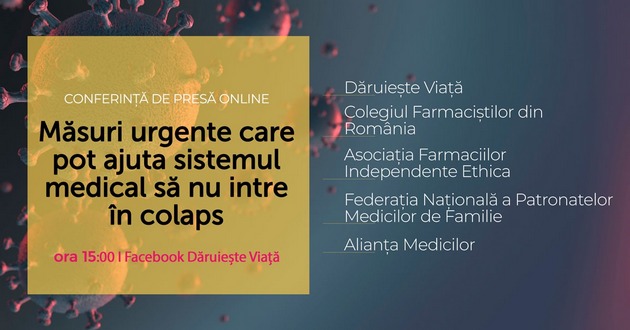 5 masuri urgente pentru ca sistemul medical romanesc sa aiba o sansa in lupta cu COVID-19 * Altfel, riscam colapsul