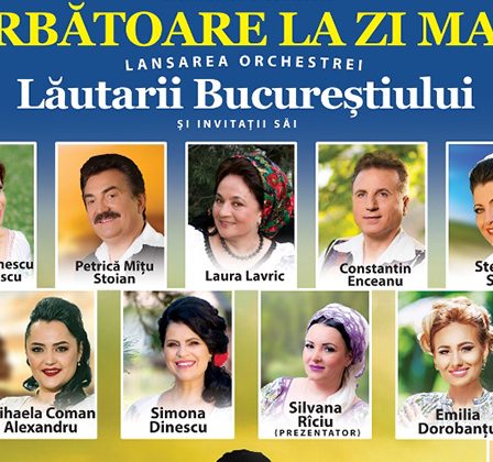 Orchestra "Lautarii Bucurestiului" - spectacol de muzica populara de zile mari pe 25 martie, la Sala Palatului