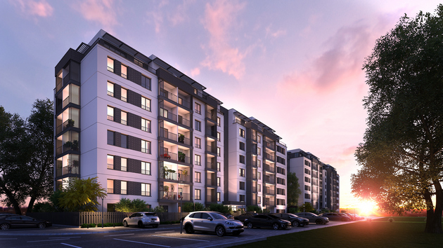 HAGAG Development Europe finalizeaza structura primelor trei imobile din proiectul H Pipera Lake