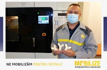Fundatia Groupe Renault Romania a donat Fundatiei pentru SMURD 700 de racorduri pentru ventilatoare medicale, produse la Centrul Tehnic Titu