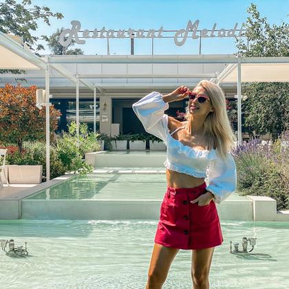 Andreea Balan, prima vacanta dupa izolare, la hotel Melodia din Venus