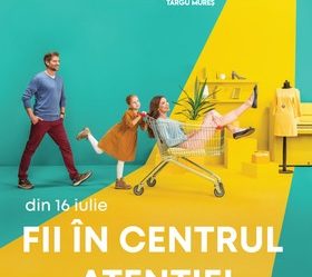 Din 16 iulie, FII IN CENTRUL ATENTIEI la Shopping City Targu Mures