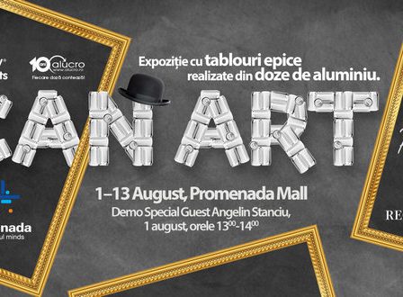 Dozele din aluminiu se transforma in opere de arta la Promenada Mall