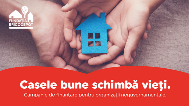 Fundatia BricoDépôt da startul primei sale campanii de finantare: "Casele bune schimba vieti"