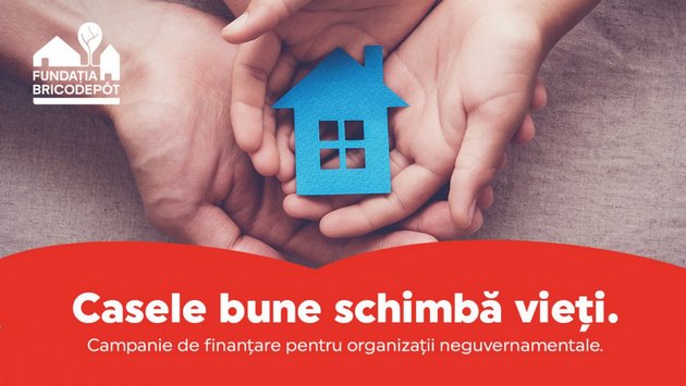 Fundatia BricoDépôt anunta proiectele care vor primi finantare, in cadrul campaniei "Casele bune schimba vieti"