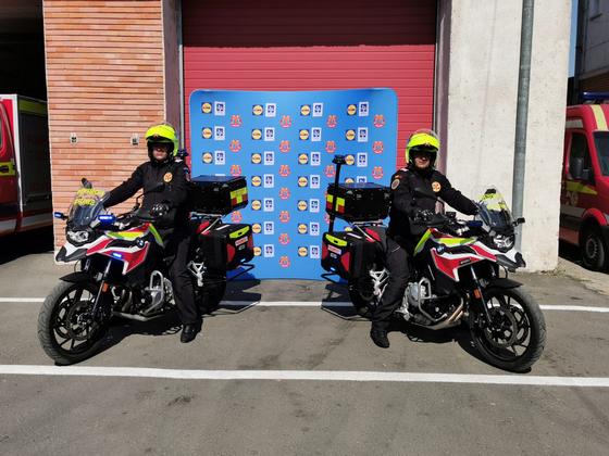 Fundatia pentru SMURD, cu sprijinul LIDL Romania, da in folosinta 2 motociclete de interventie urbana in judetul Galati