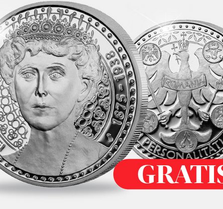 CASA DE MONEDE ofera GRATUIT romanilor o medalie aniversara cu ocazia a 145 de ani de la nasterea Reginei Maria a Romaniei