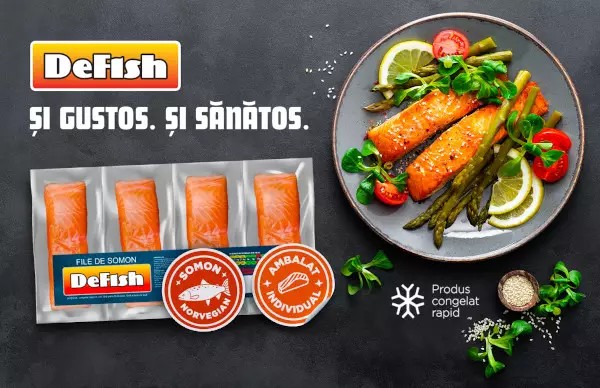 DeFish dezvaluie secretele unei diete echilibrate in cea mai noua campanie de comunicare