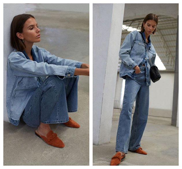 Look-uri realizate cu mixul denim si suede - pielea de caprioara