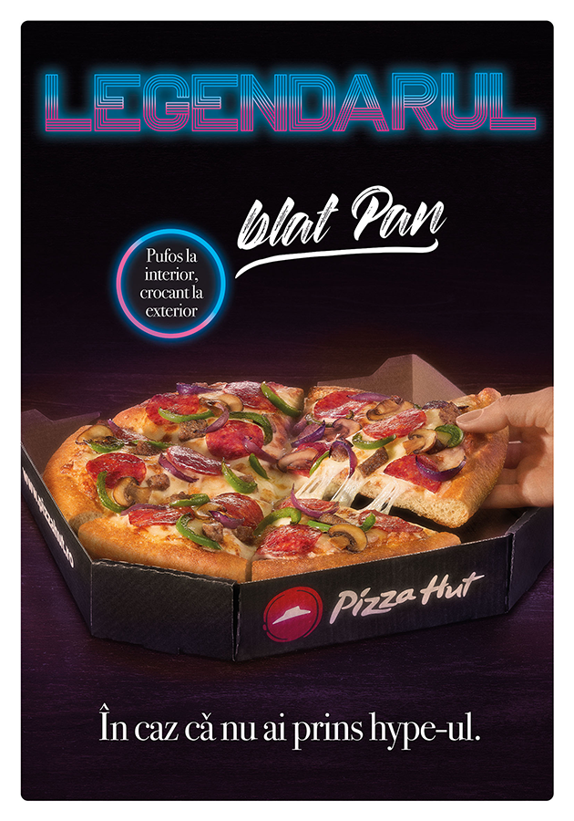 40 de ani de la lansarea blatului PAN - cel mai indragit produs de la Pizza Hut
