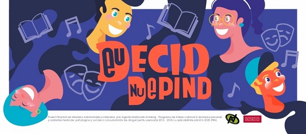 2000 de elevi de gimnaziu si 1500 de liceeni au aflat ce inseamna riscurile si efectele consumului de droguri, in cadrul proiectului "EU DECID. NU DEPIND"