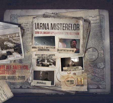 Din 1 decembrie, HISTORY declara deschisa "Iarna Misterelor", prin difuzarea unor seriale documentare tematice