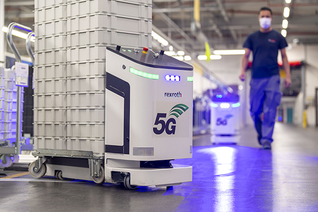 Bosch pune in functiune prima retea campus 5G