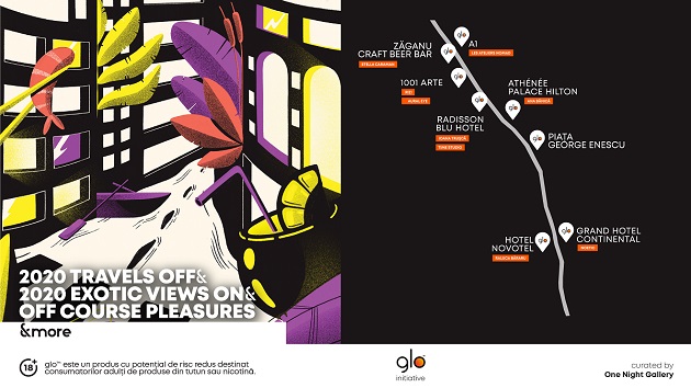 City break digital curatoriat de One Night Gallery la glo™ OFF COURSE BOULEVARD