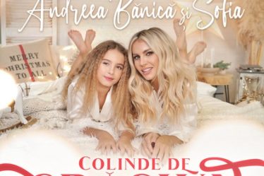 Colaborare emotionanta: Andreea Banica si fiica sa, Sofia, canta pentru prima oara impreuna "Colinde de Craciun"