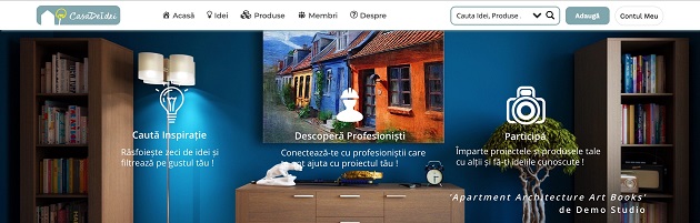 Trei antreprenori romani lanseaza CasaDeIdei.ro pentru designeri de interior, arhitecti si producatori home & deco