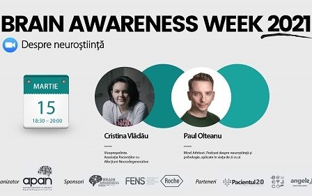 15 - 21 martie: Brain Awareness Week 2021 "Despre sanatatea creierului"