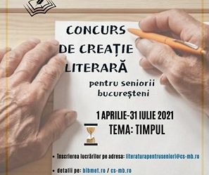 Concurs de Creatie Literara dedicat seniorilor bucuresteni