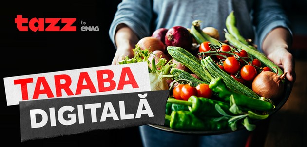 Tazz by eMAG livreaza la usa clientilor legume si fructe proaspete direct din piata prin "Taraba digitala"