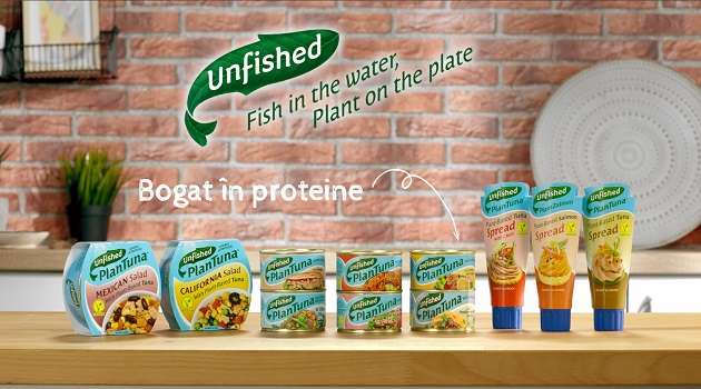 Inovatie in categoria de produse pe baza de plante. Prefera Foods lanseaza Unfished®, o categorie noua si inovatoare de produse vegetale alternative la peste