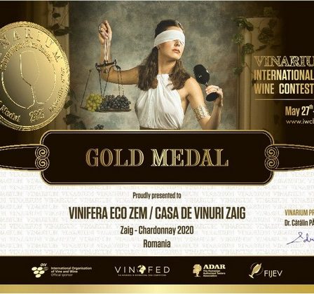 Casa de Vinuri ZAIG castiga 3 medalii de aur la cel mai important concurs international de vinuri din Europa de Est
