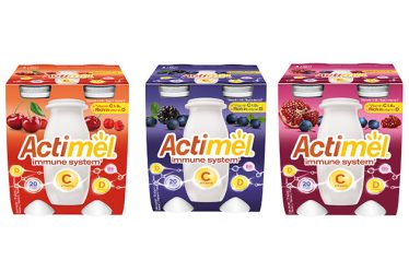 Danone completeaza portofoliul de iaurturi Actimel cu o formula mai puternica, imbogatita cu vitamina C