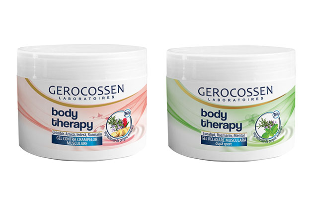 O noua gama GEROCOSSEN dedicata sportivilor. Body Therapy, in 4 variante naturale