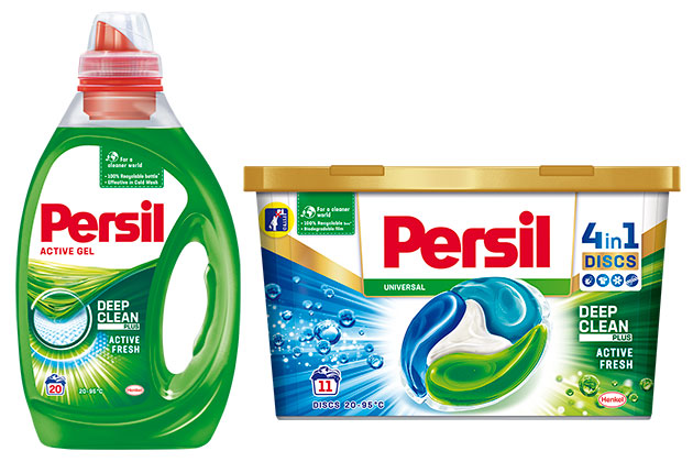 Cu o tehnologie unica de curatare in profunzime, Noul Persil este eficient impotriva petelor si atent cu mediul inconjurator