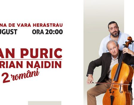 Maestrul Dan Puric si violoncelistul Adrian Naidin, "2 ROMANI" pe aceeasi scena intr-un spectacol memorabil
