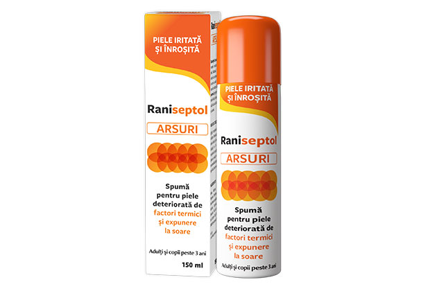 Raniseptol ARSURI - Aliatul tau impotriva arsurilor solare!
