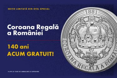 CASA DE MONEDE lanseaza medalia comemorativa Coroana Regala a Romaniei