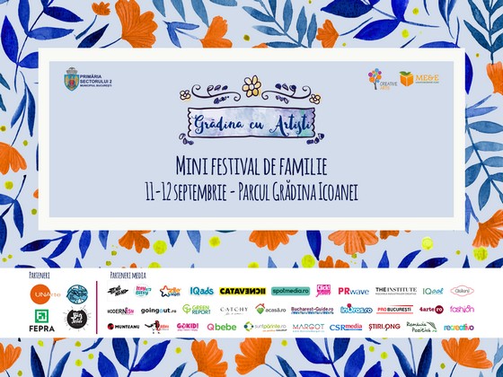 Concert, teatru pentru copii, ateliere si targ pe 11 si 12 septembrie la Gradina cu Artisti