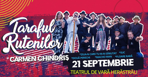 Taraful Rutenilor si Carmen Chindris concerteaza marti, la Teatrul de Vara din Herastrau