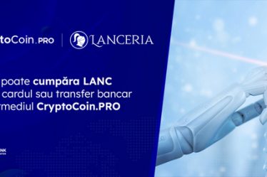 Criptomoneda romaneasca LANC va putea fi achizitionata direct cu cardul bancar, din peste 180 de tari, in urma parteneriatului dintre Lanceria si exchange-ul local CryptoCoin.PRO