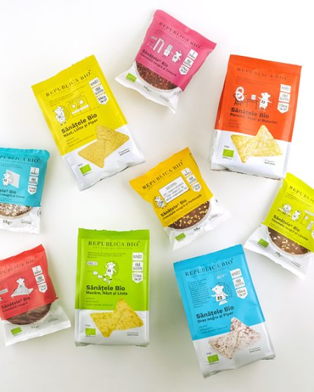Republica BIO® intra in categoria de snacks-uri prin lansarea noii game de produse, Sanatele®, si anunta parteneriatul strategic cu lantul de cafenele 5 to go®