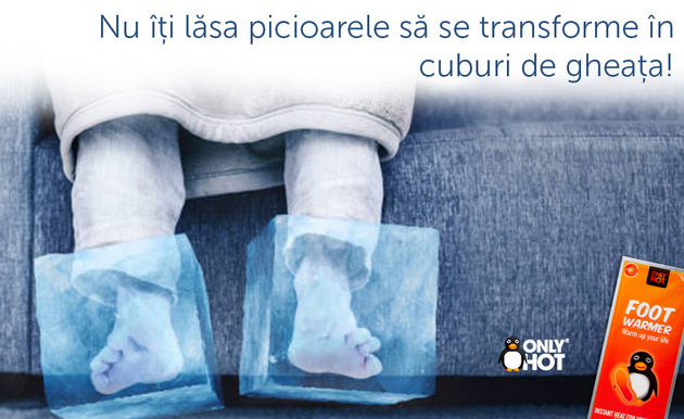 Tine frigul la distanta cu Only Hot