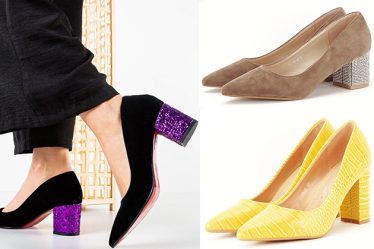 Modele de Pantofi de Dama cu Toc Gros Online
