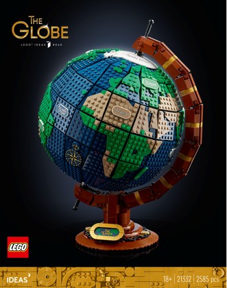 Strabate lumea cu noul set LEGO® Ideas Globul Pamantesc
