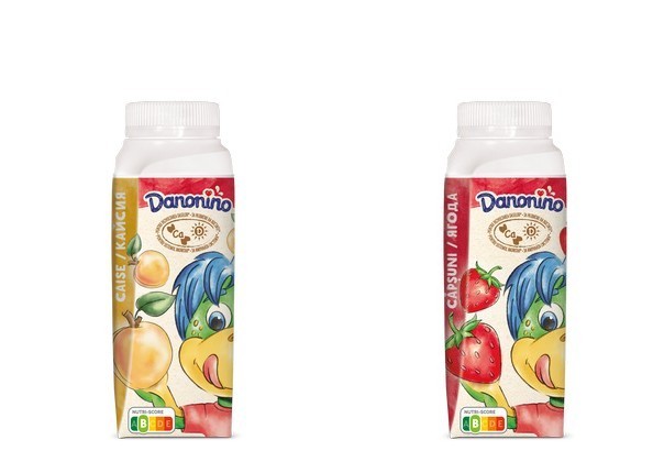 Danone introduce ambalajele sustenabile realizate din 93% materiale pe baza de plante si in categoria de produse pentru copii, la iaurturile de baut Danonino