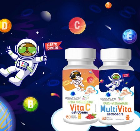 BioSunLine® lanseaza Veg Gummies Astrobears, vitamine vegane pentru copii, potrivite si pentru micutii cu intoleranta la gluten
