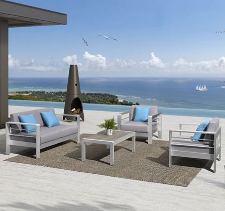 Inovatie pe piata din Romania: mobilierul de gradina din aluminiu slefuit