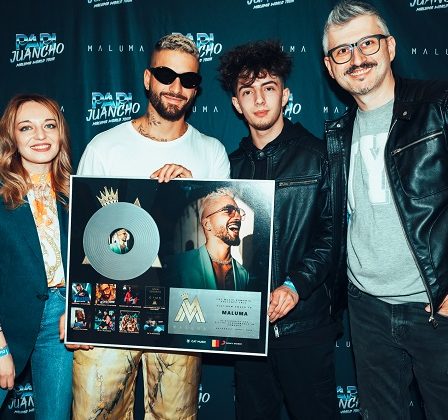 Maluma, premiat cu Discul de Platina de catre Cat Music, licentiatul exclusiv Sony Music in Romania
