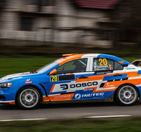 Primul raliu pentru Bogdan Talasman cu Mitsubishi Lancer Evo X