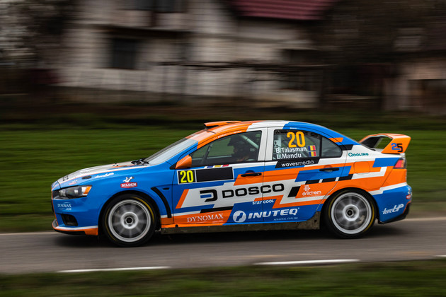 Primul raliu pentru Bogdan Talasman cu Mitsubishi Lancer Evo X
