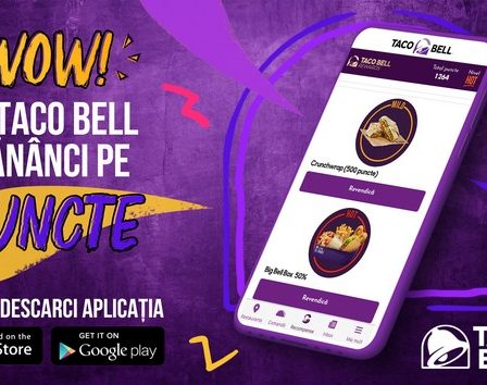 Taco Bell lanseaza un program de loializare dedicat clientilor sai, in cadrul propriei aplicatii de mobil