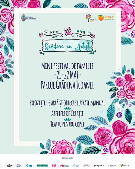 Prima editie din 2022 a Gradinii cu Artisti - 21 - 22 mai, in Parcul Gradina Icoanei