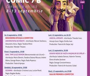 Incepe competitia oficiala a Festivalului International de Teatru Independent COMIC 7 B, din cadrul Buzau International Arts Festival